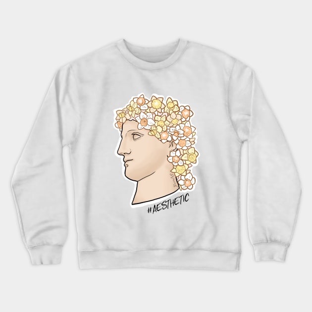 Narcissus Crewneck Sweatshirt by Sam18artworks